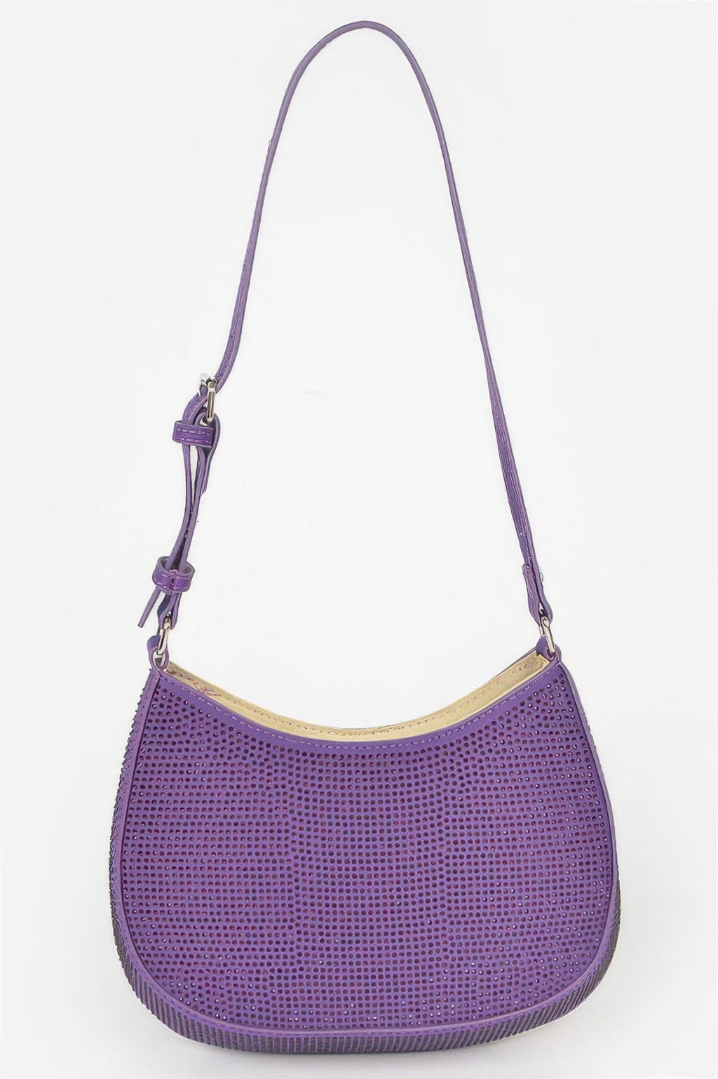 Elegant Hot Fix Shoulder Bag - Women's Accessory