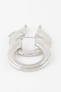 Minimal Flat Hoop Earrings