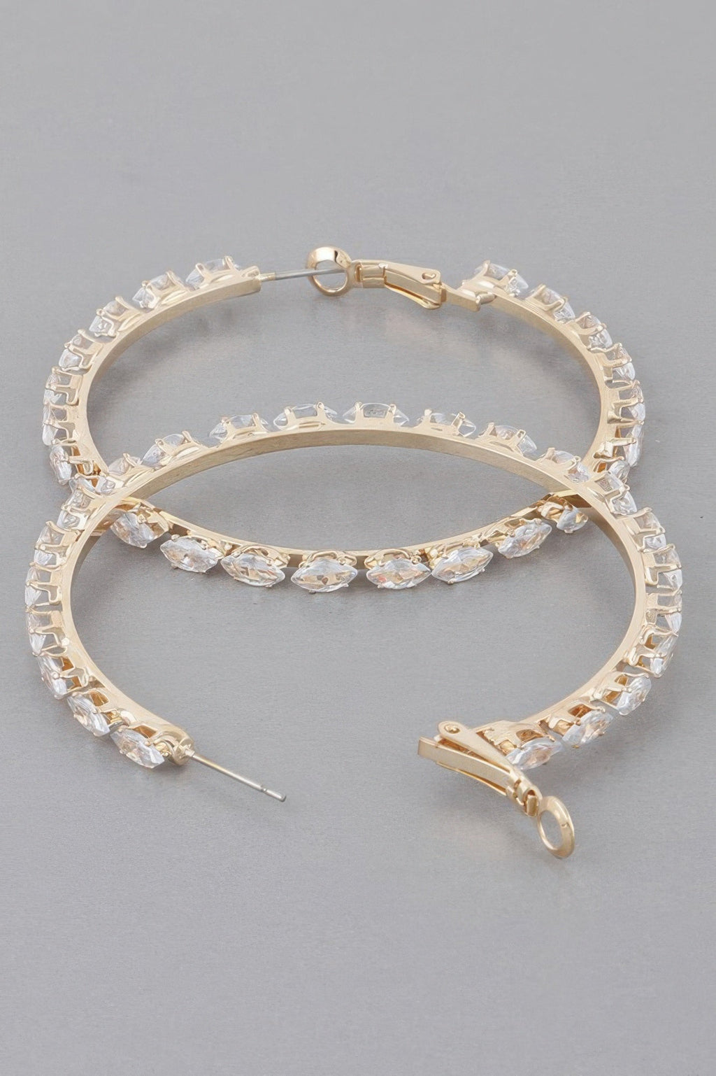 Petite Jeweled Hoop Earrings