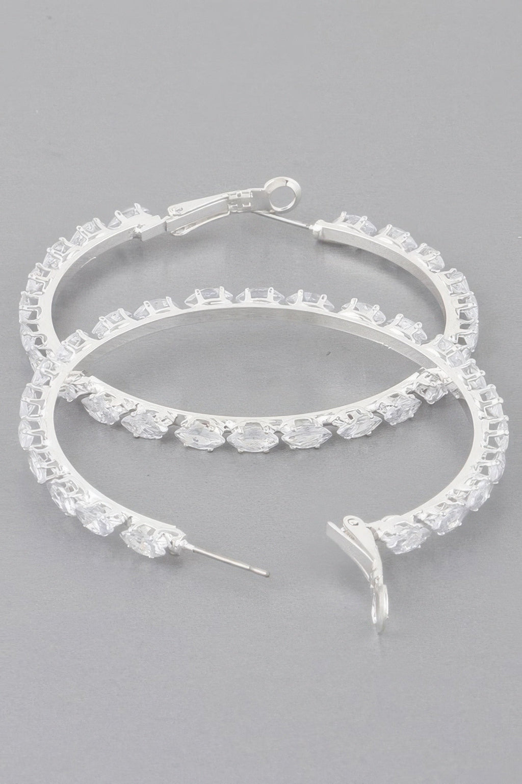Petite Jeweled Hoop Earrings