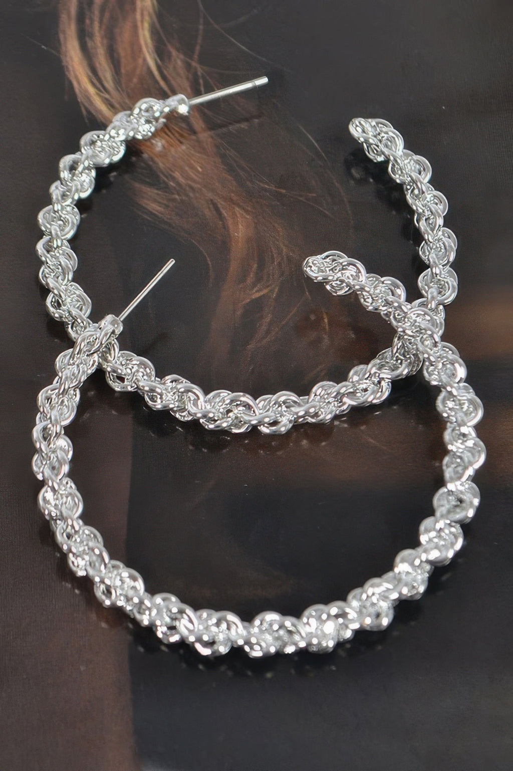 Chain Hoop Earrings