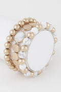 Multi Stone Beaded Bracelet
