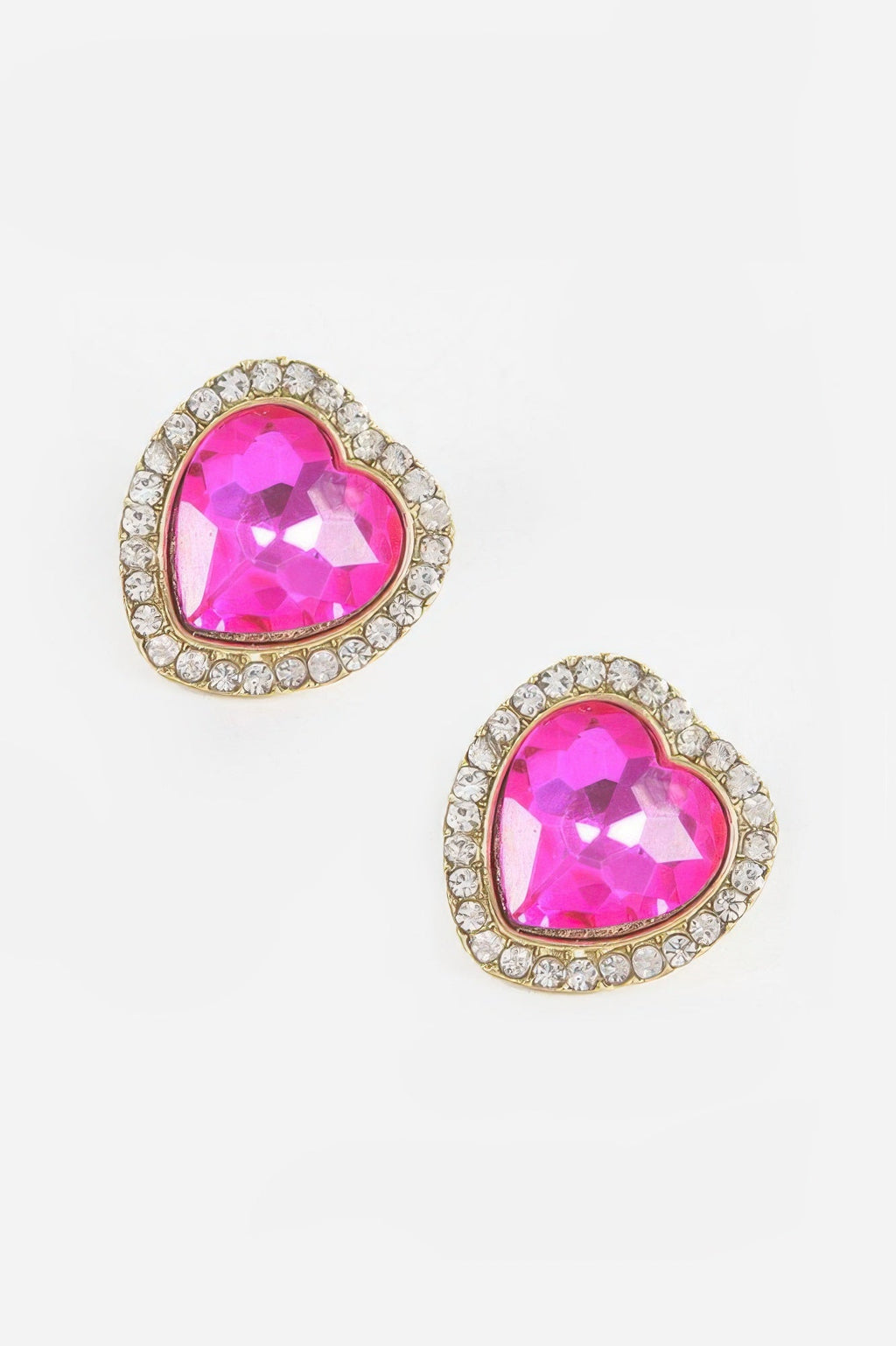 Heart Shape Stone Earring