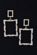 Multi Rhinestone Dangle Earring