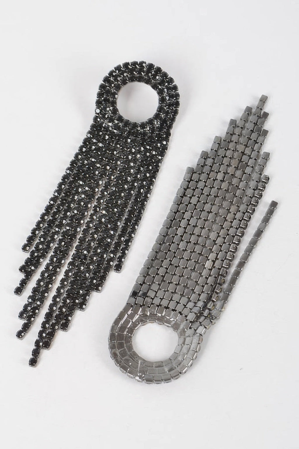 Rhinestone Fringe Earring
