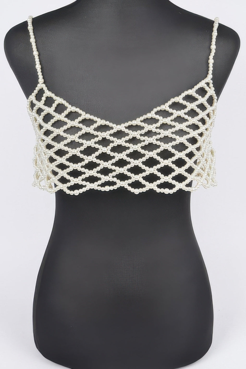 Faux Pearl Bralette