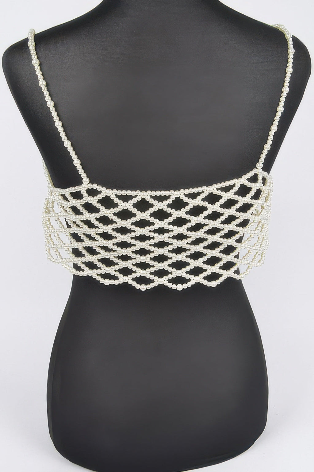 Faux Pearl Bralette