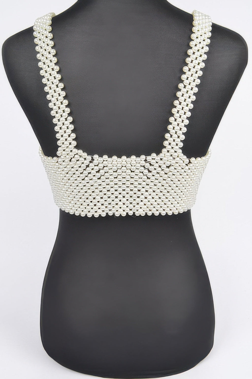 Faux Pearl Bralette