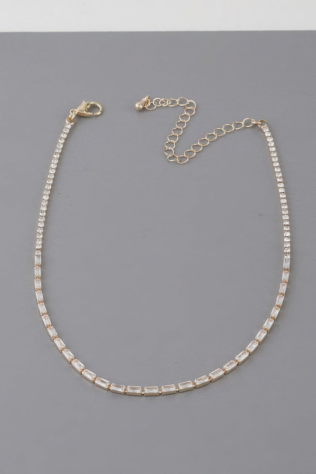 Cubic Crystal Jewel Necklace