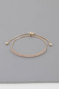 Classic Rhinestone Adjustable Bracelet
