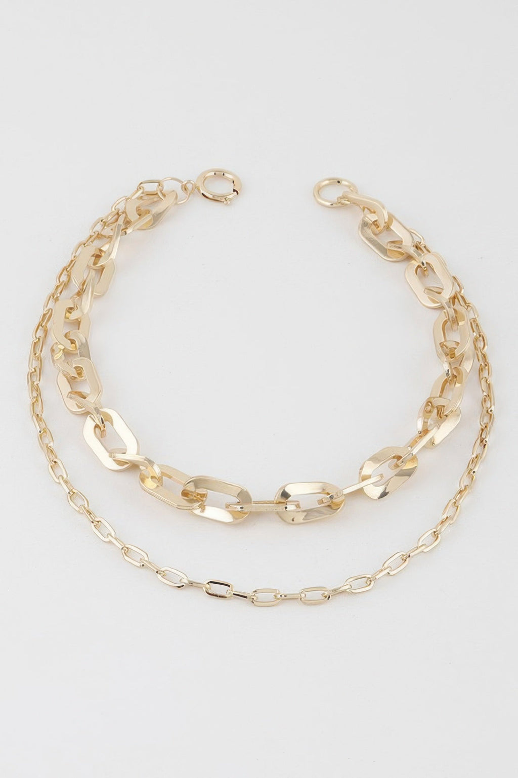 Double Link Chain Necklace