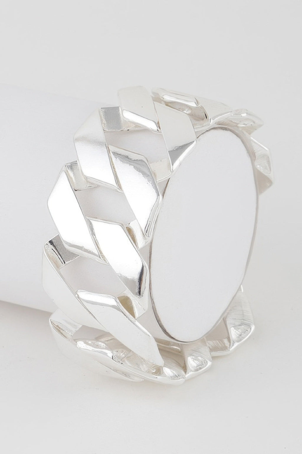 Wide Curb Chain Bracelet