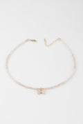 Crystal Butterfly Beaded Necklace