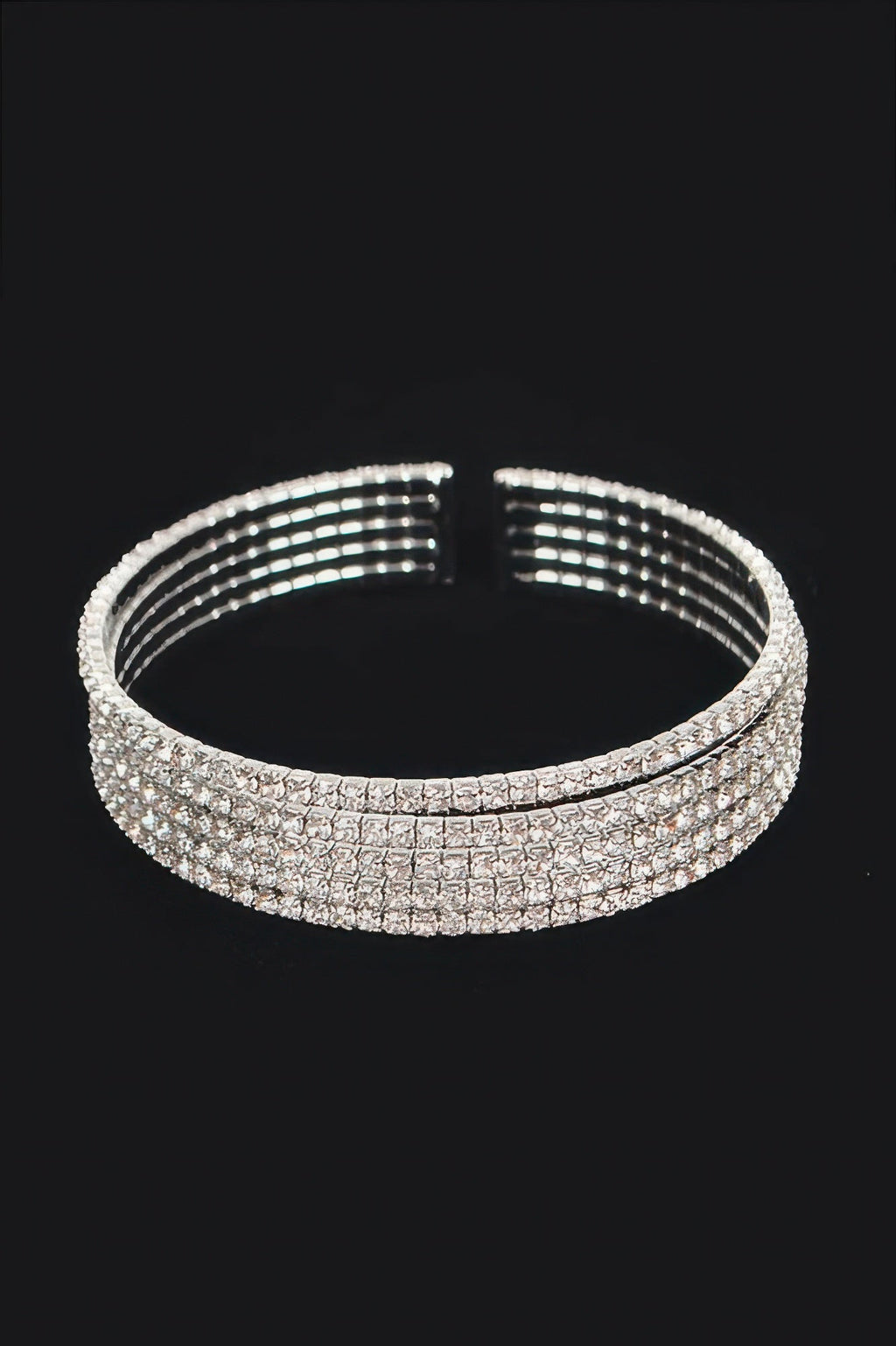Wrap Rhinestone Bangle