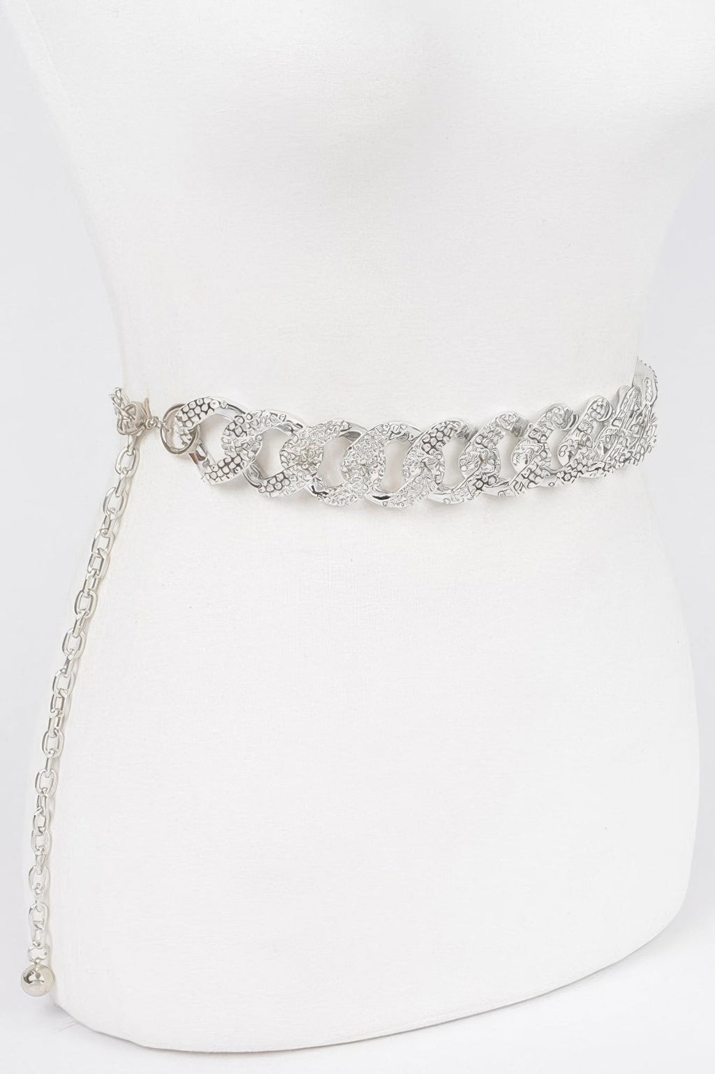 Plus Size Rhinestone Oversized Chain Belt