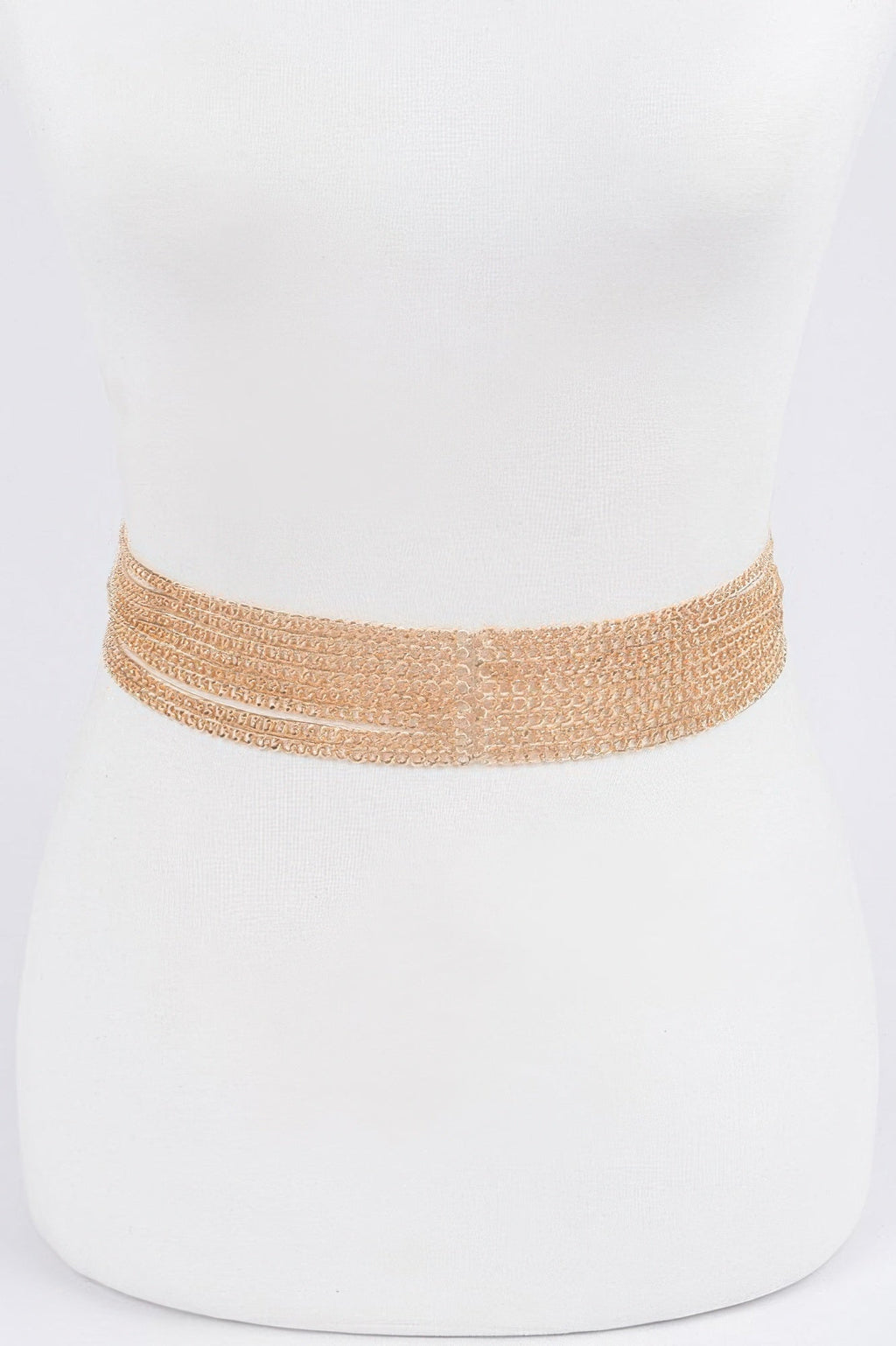 Multi Chain Gold Color Belt
