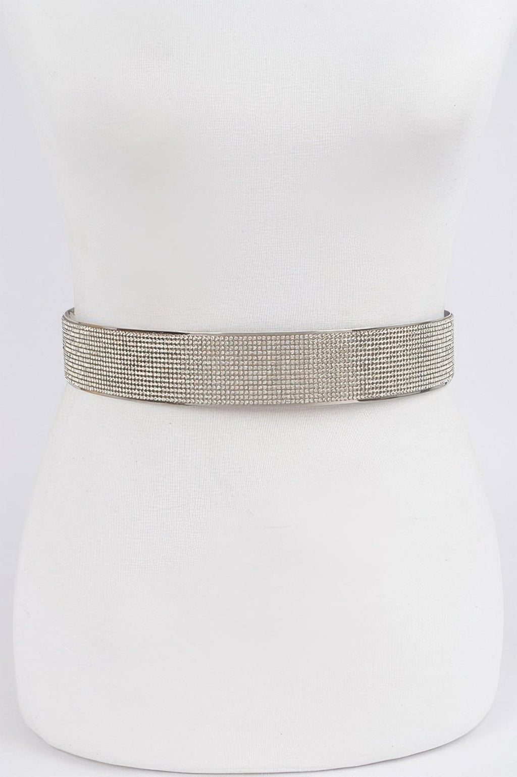Rhinestone Gold Metal Waist Belt