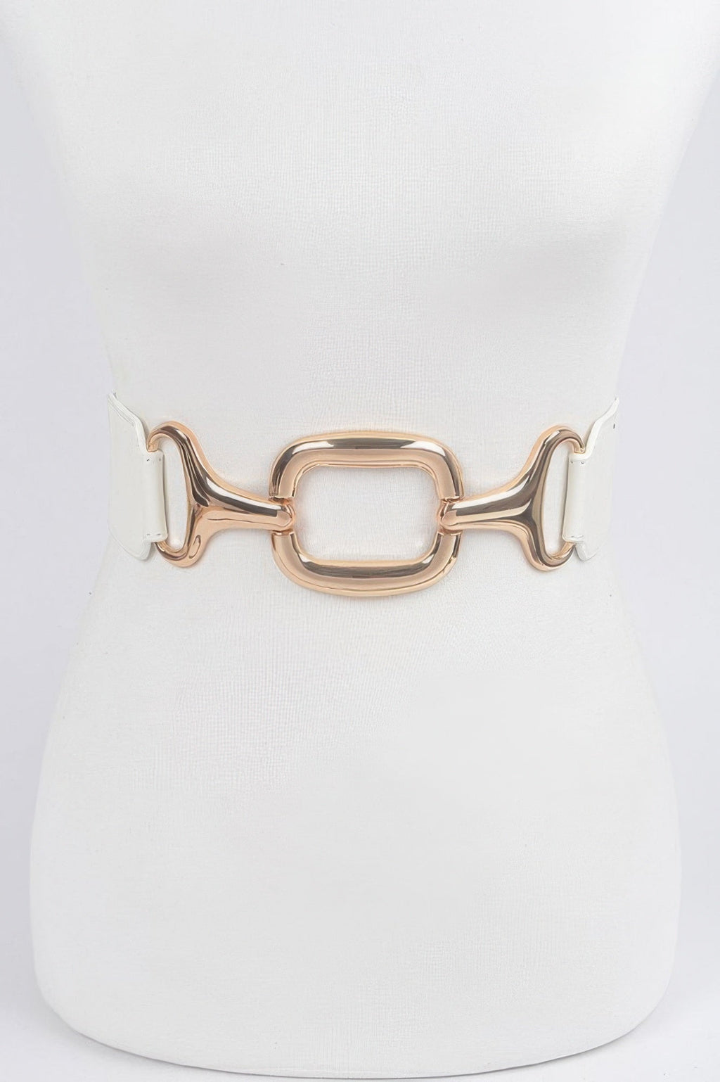 Multi Metal Buckle Stretch Plus Size Belt
