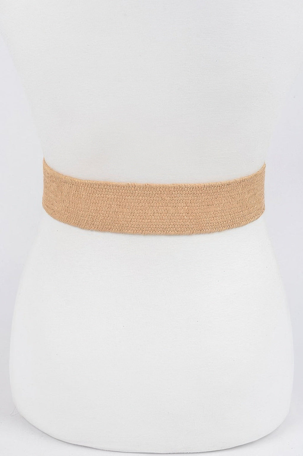 Square Buckle Stretch Belt
