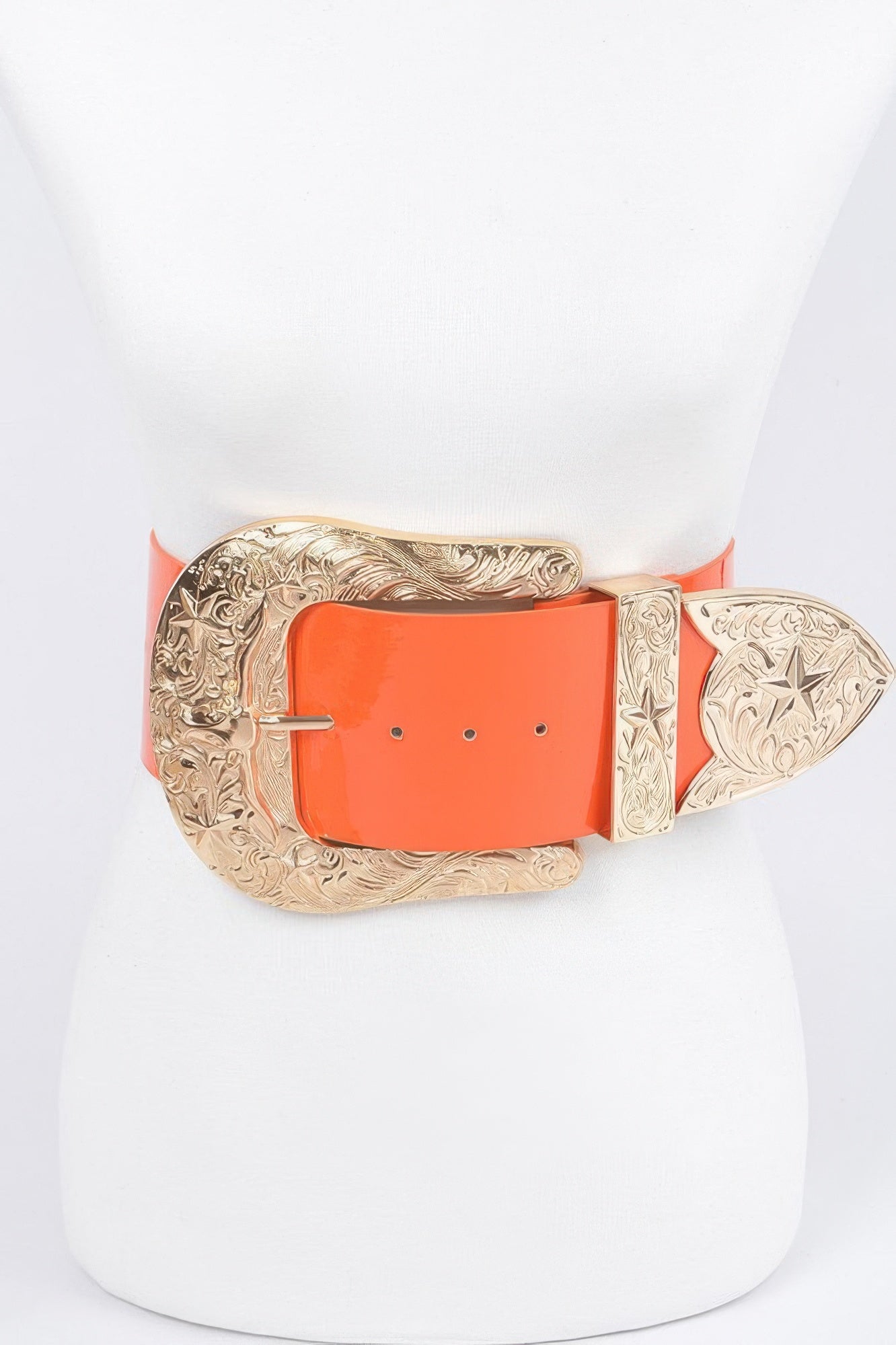 Oversized Multi Metal Plus Size Waist Enamel Belt