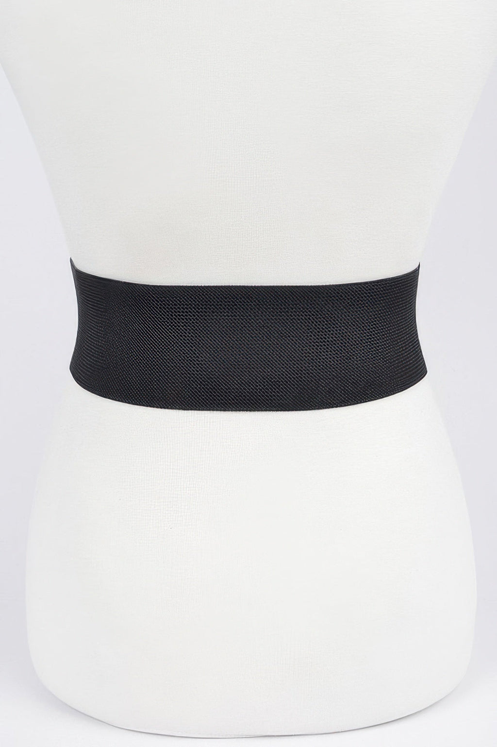 Faux Leather Plus Size Elastic Belt