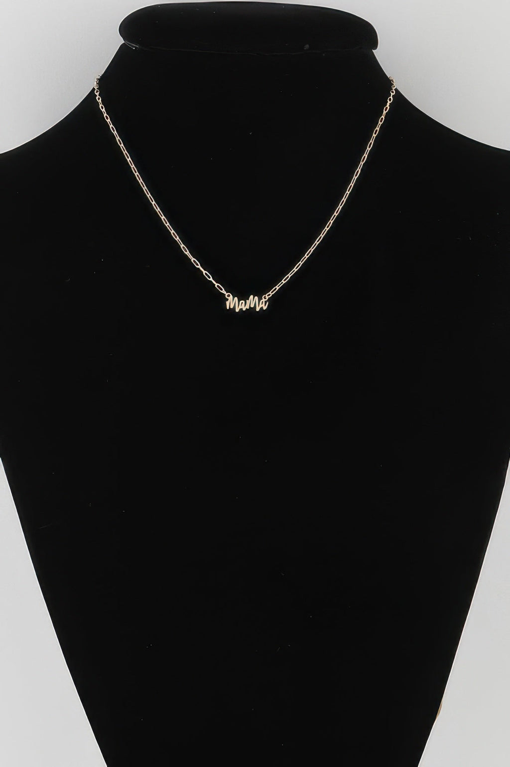 Mama Script Necklace