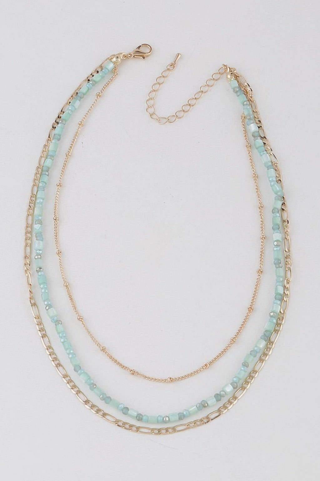 Multi Beaded Chain Necklace