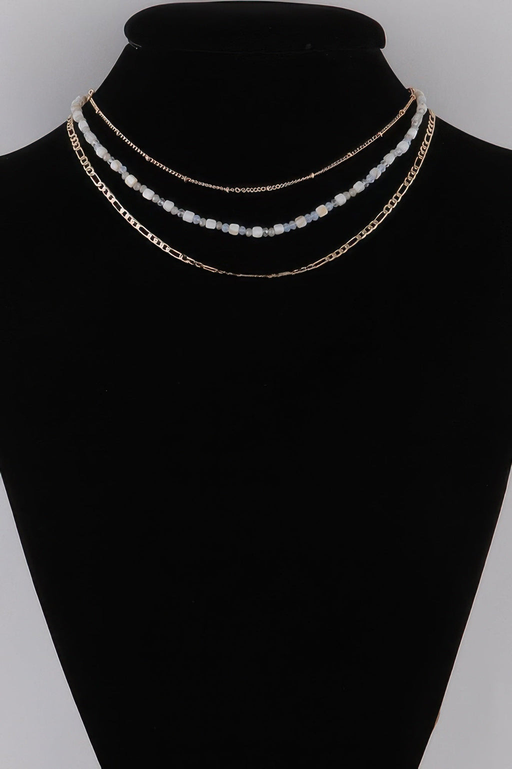 Multi Beaded Chain Necklace