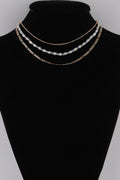 Multi Beaded Chain Necklace