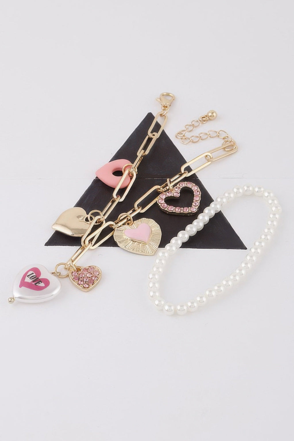 Heart Charms Bracelet