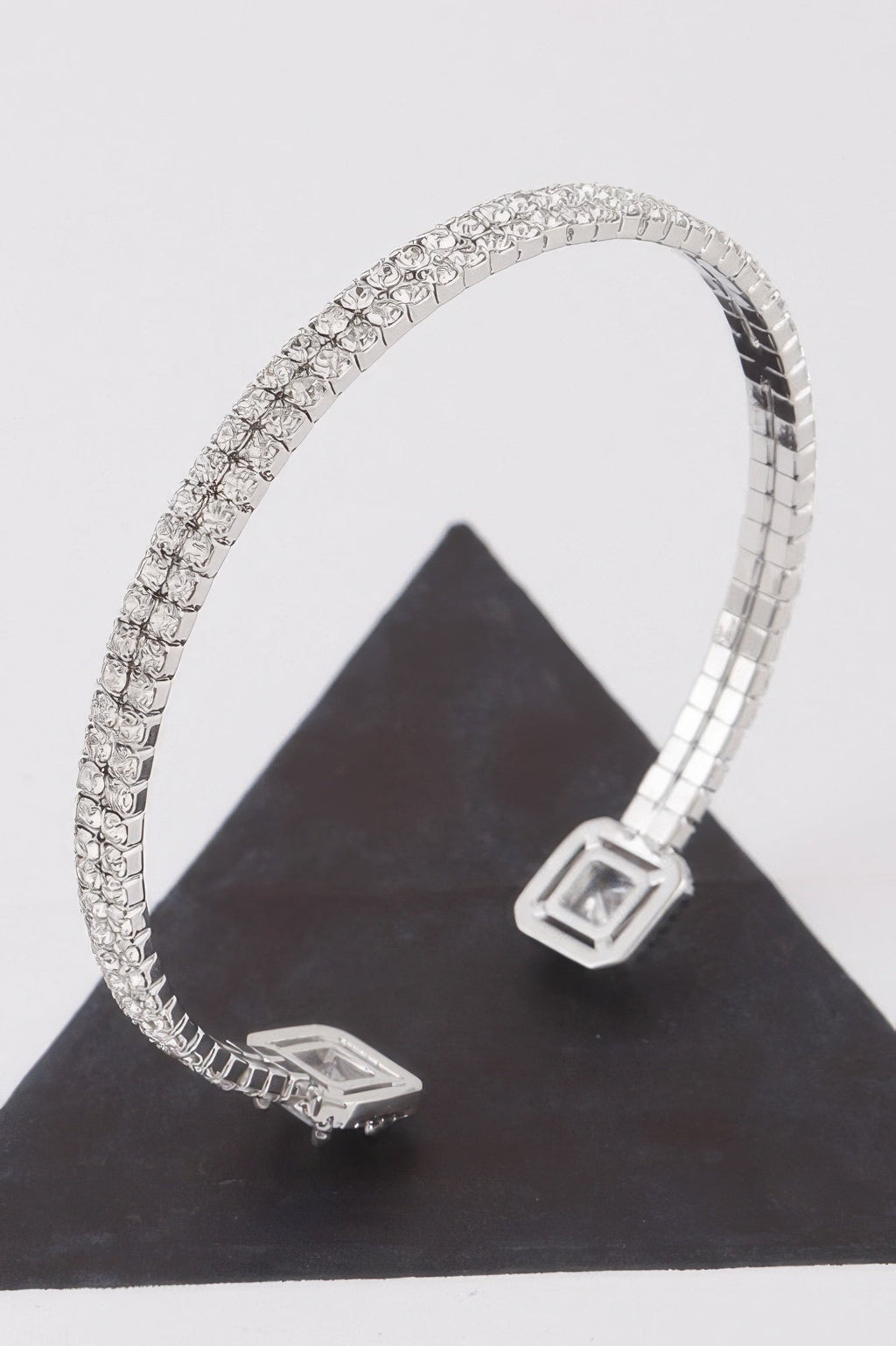Jeweled Open Cuff Bracelet
