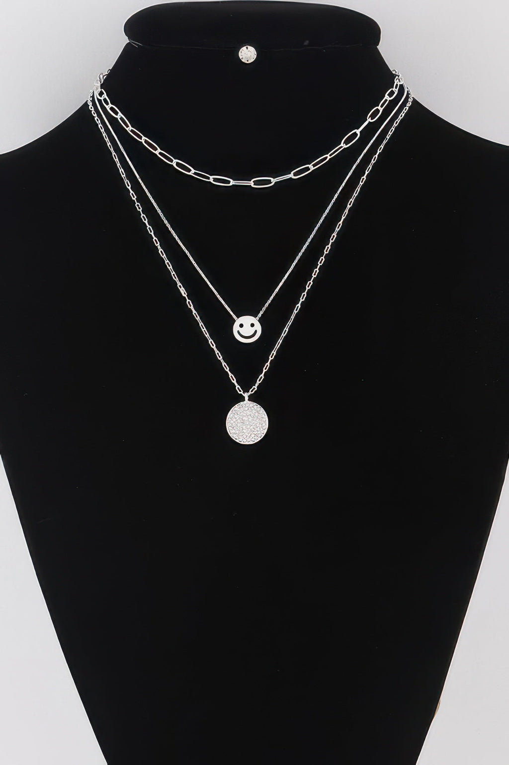 Multi Smiley Face Necklace