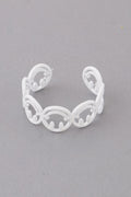 Open Smiley Face Ring