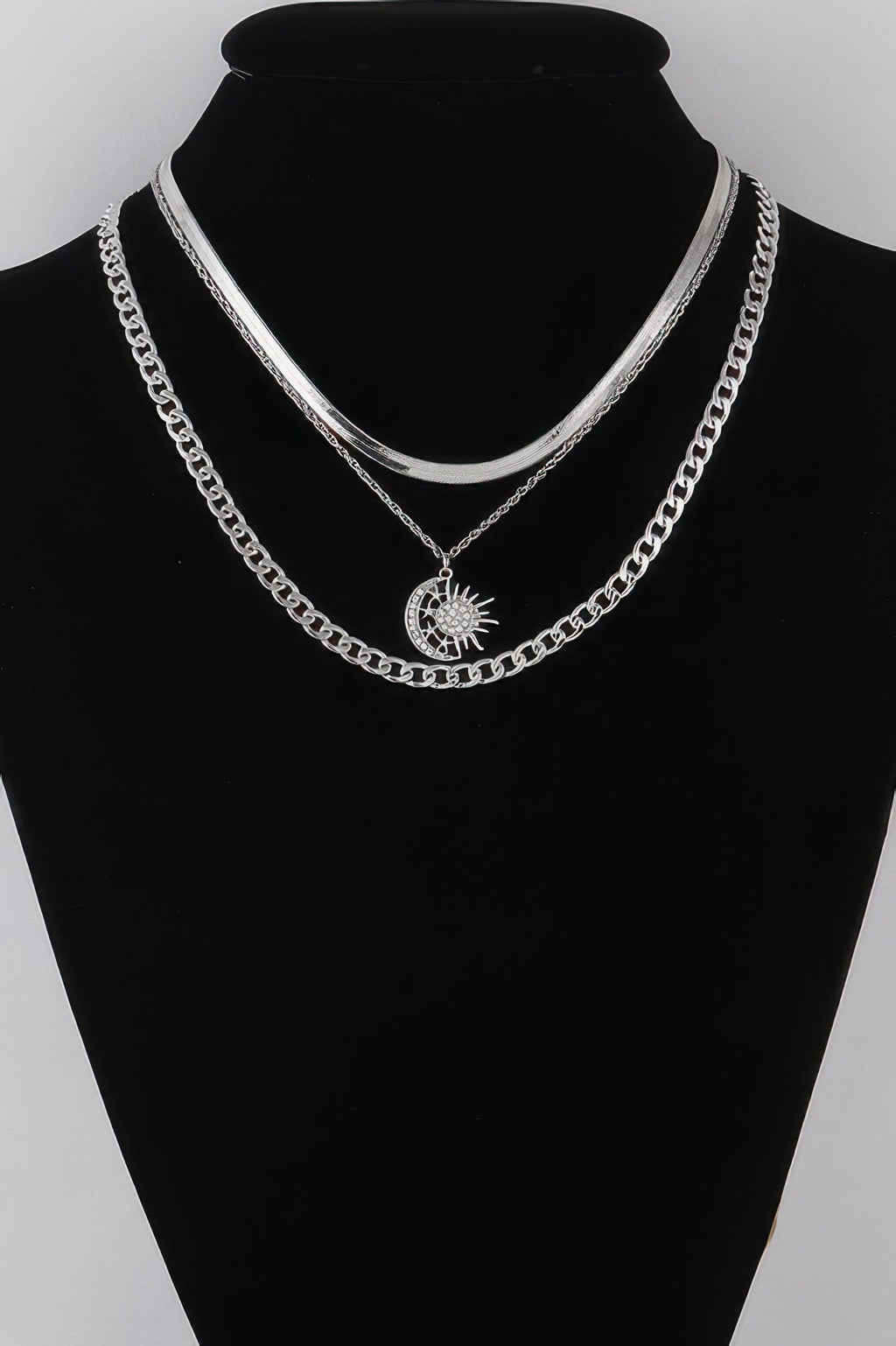 Sun N Moon Chain Necklace
