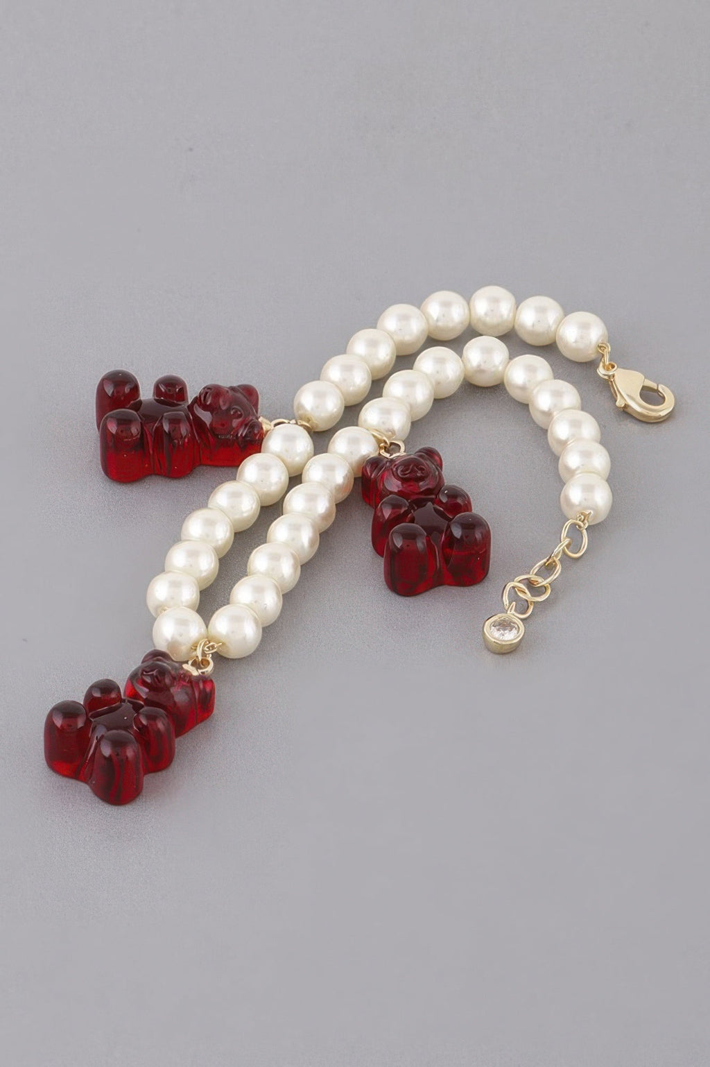 Multi Gummy Bear Charms Bracelet