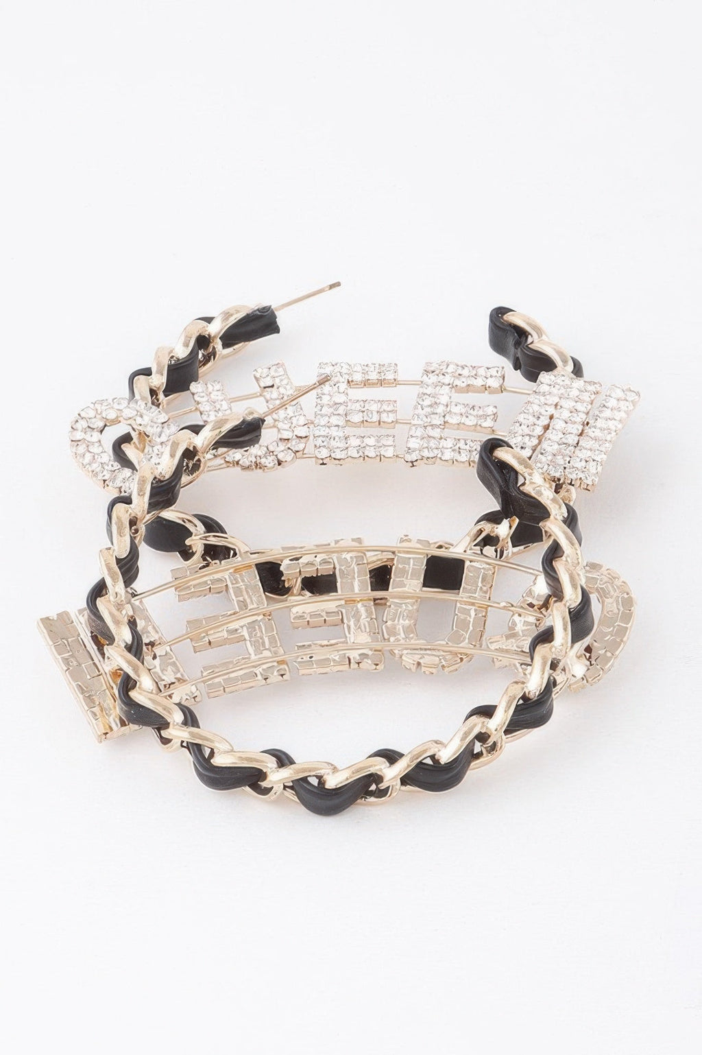 Queen Open Hoop Earrings