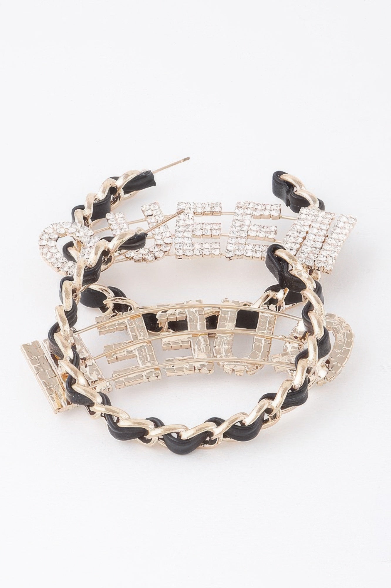 Queen Open Hoop Earrings