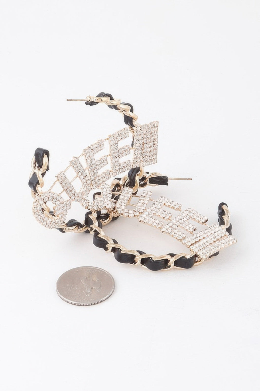 Queen Open Hoop Earrings