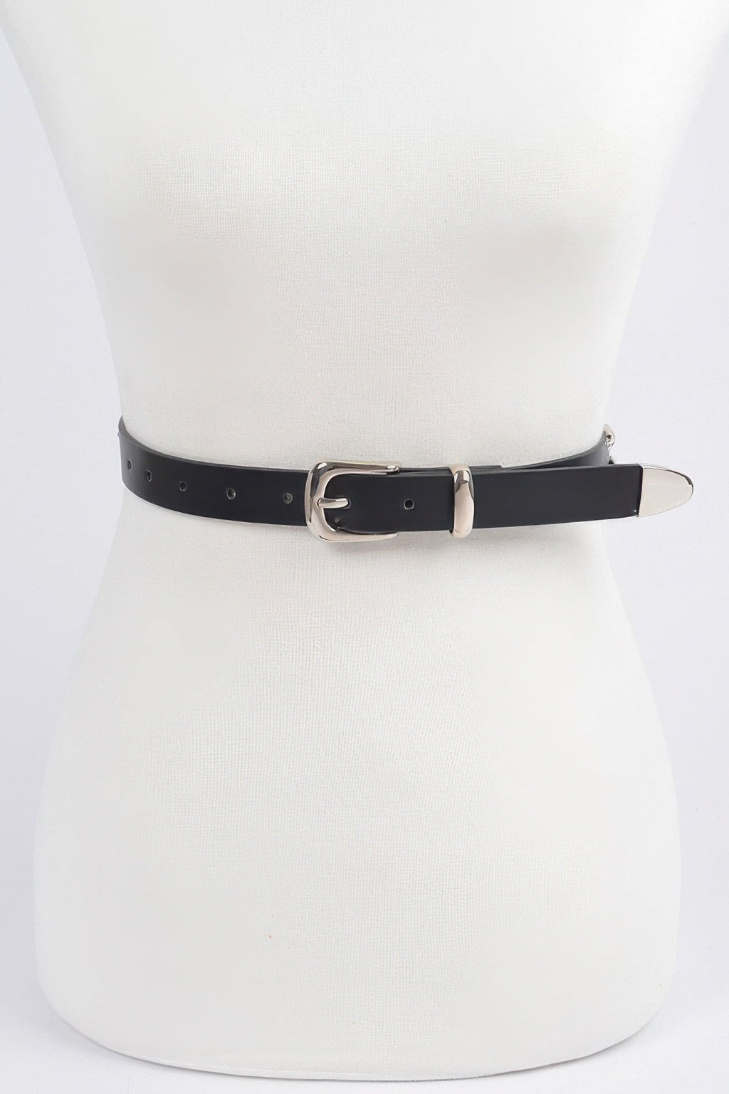 Chain Faux Leather Belt