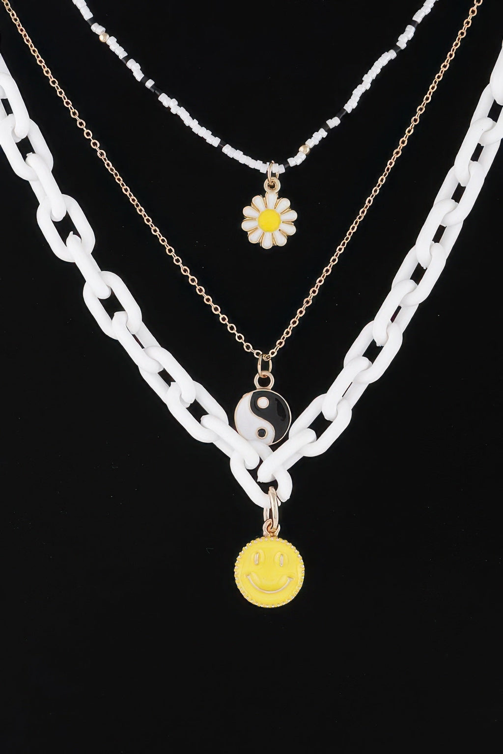 Multi Pendant Chain Necklace
