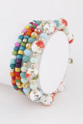 Flower Beaded Bracelet