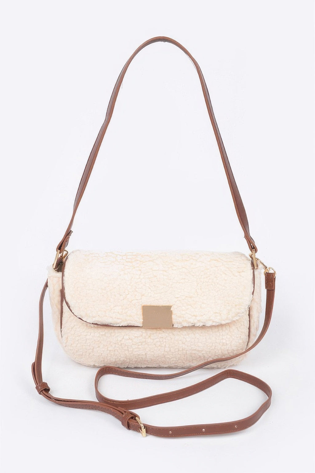 Faux Fur Shoulder Bag