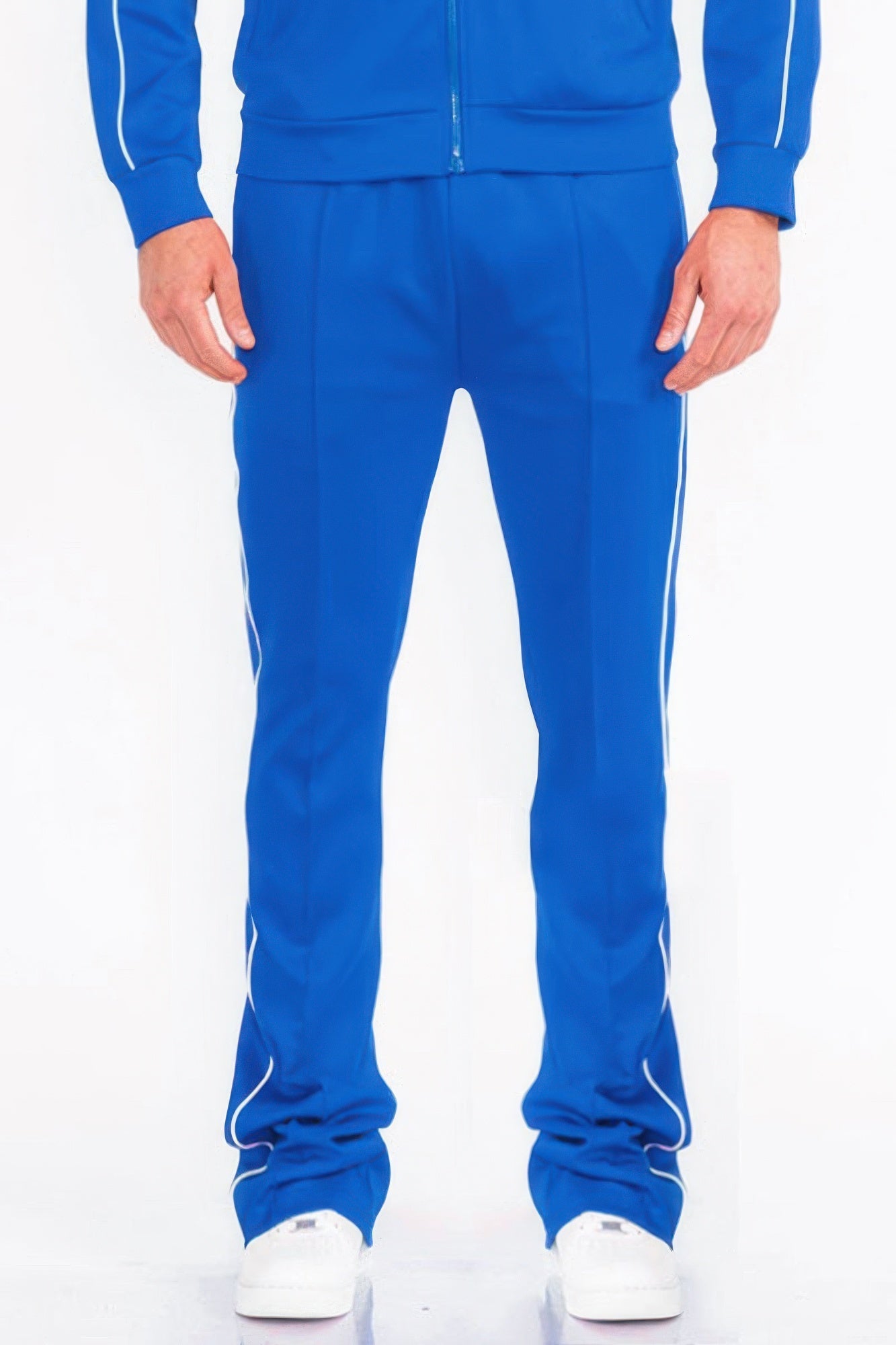 Relaxed Fit 100% Cotton Wide-leg Pants With Side Pockets