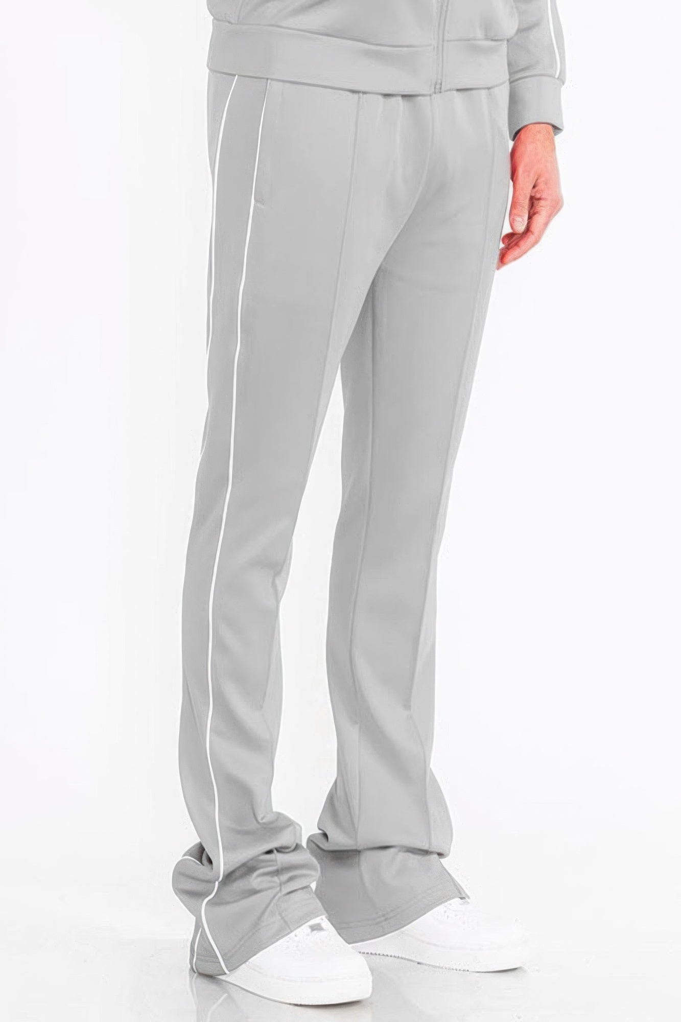 Relaxed Fit 100% Cotton Wide-leg Pants With Side Pockets