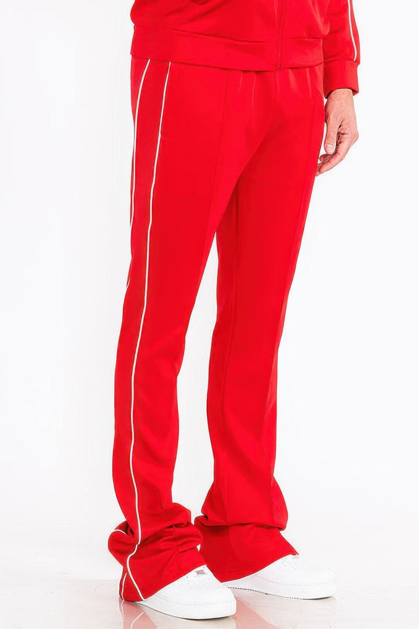 Relaxed Fit 100% Cotton Wide-leg Pants With Side Pockets