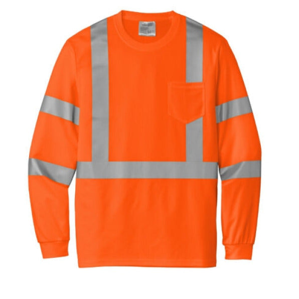 Hi-Vis Long Sleeve Work Shirt – Built Tarmac Tough™ Edition (CornerStone® CS203)