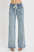 Straight Leg Jeans with Pockets Sizes Small to 3XL