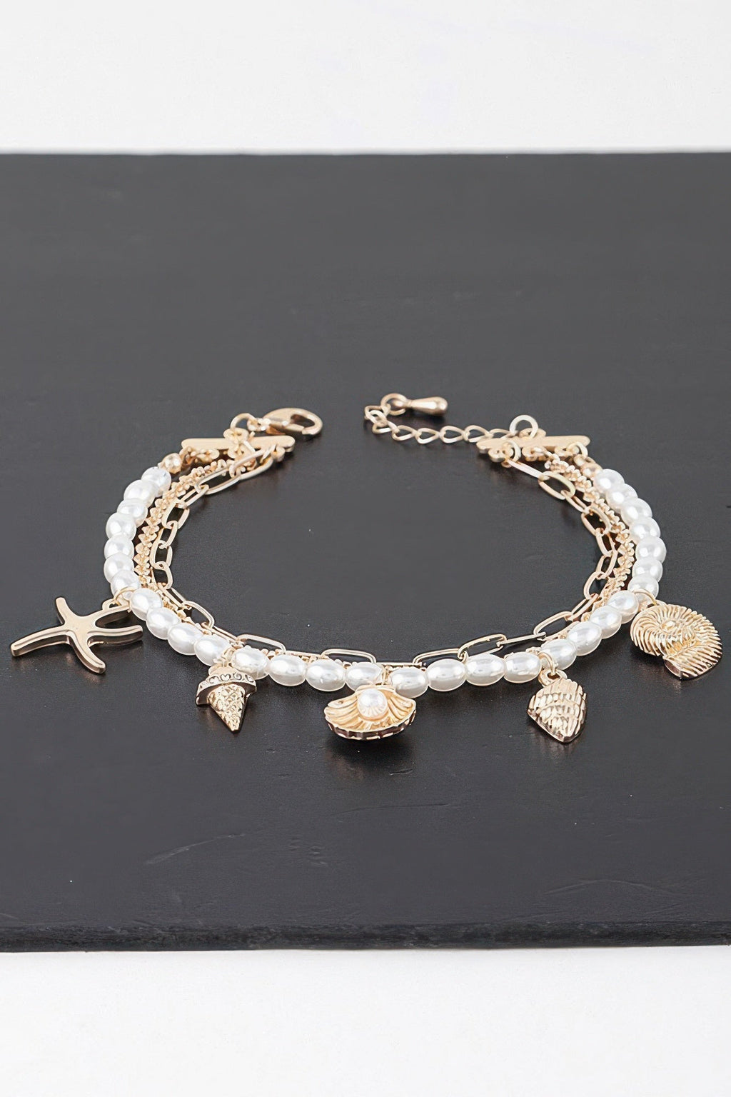 At The Beach Multi Charm Bracelet