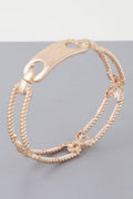Twisted Plate Cuff Bracelet