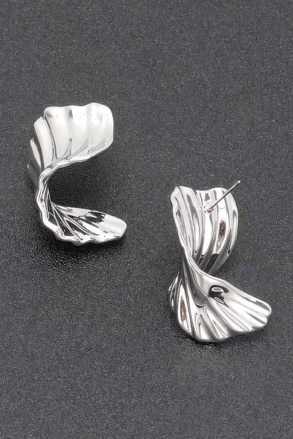 Gold Plated Metal Earrings